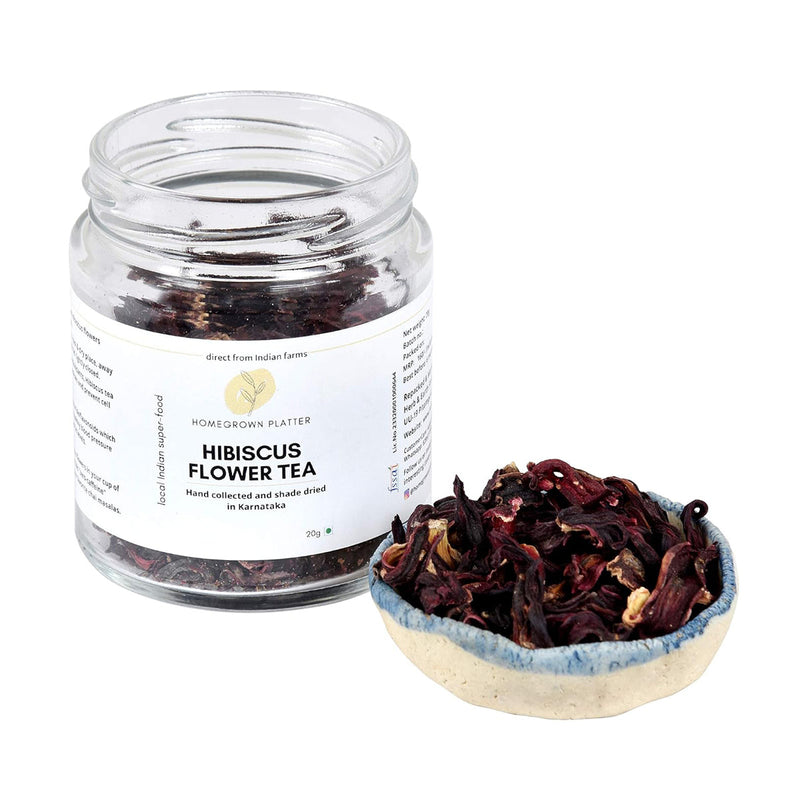 Tea Combo Set | Khus Roots | Rose Water | Butterfly Pea | Hibiscus Tea | Set of 4