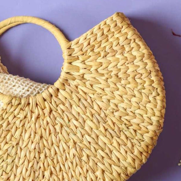 Kauna Grass Handbag | Beige