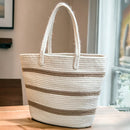 Cotton Rope Tote Bag for Women | Cream