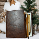 Recycled Paper Diary Journal | Vegan Leather Cover | A6 Size | Brown | 98 Pages