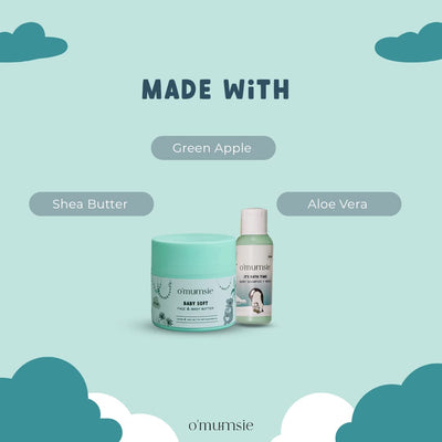 Baby Travel Kit | Baby Shampoo Wash | Baby Body Butter | Set of 2