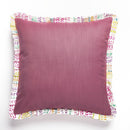 Cotton Cushion Cover | Bird of Paradise | Fuchsia Pink | 20 x 20 Inches