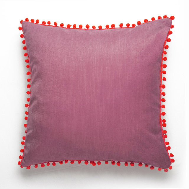 Harmony Cotton Cushion Cover | Fuchsia Pink