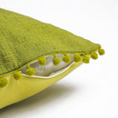 Harmony Cotton Cushion Cover | Lime Green
