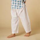 Cotton Night Suit for Kids | Kurta Pajama Set | Elephant Print | Blue