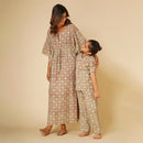 Cotton Night Suit for Kids | Shirt Pajama Set | Printed | Green