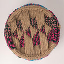 Jute Trinket Box | Storage Organiser | Multicolour | 20 cm