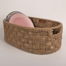 Jute Storage Basket | Brown & Gold | 38 cm