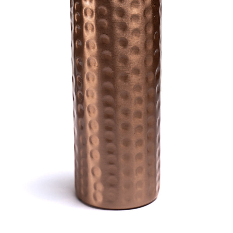 Hammered Copper Water Bottle | 949 ml