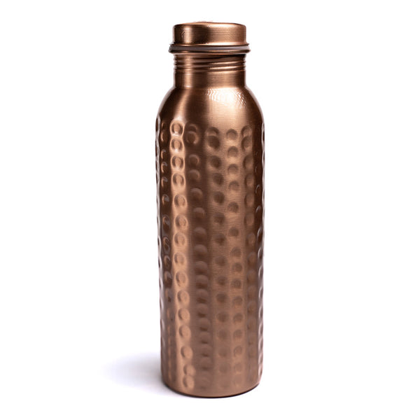 Hammered Copper Water Bottle | 949 ml