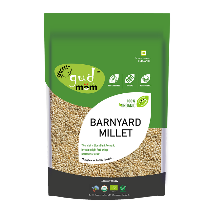 Organic Barnyard Millet | Sanwa Millet | Kuthiraivali | Good Source of Energy | 500 g