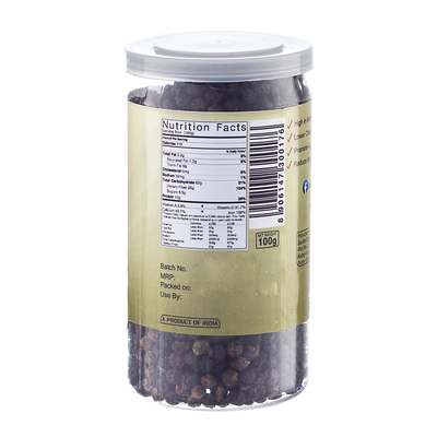 Black Pepper | Kali Mirch | Organic | 100 g