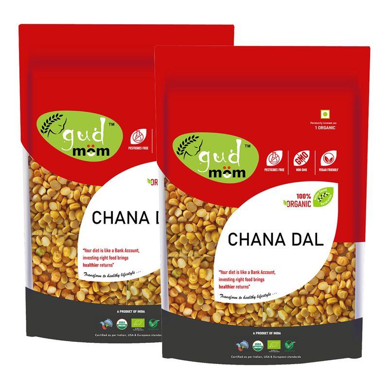 Chana Dal | Organic | 500 g | Pack of 2