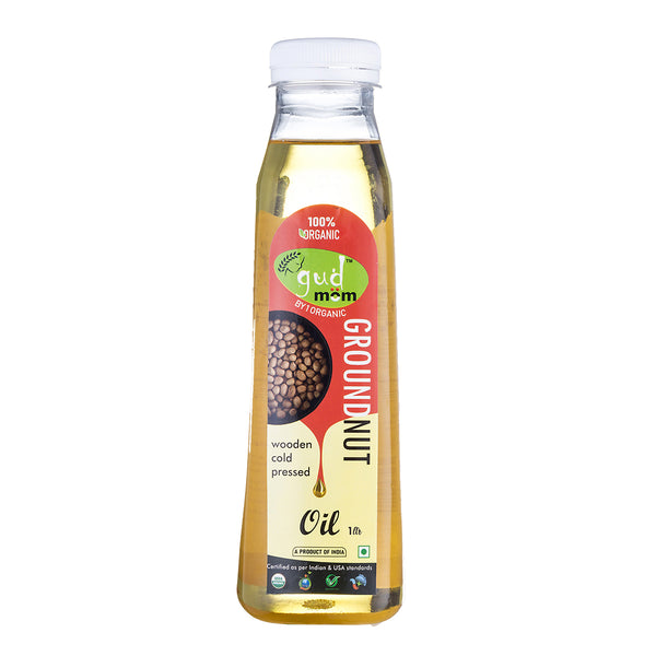 Groundnut Oil | Cold Pressed | Organic | 1 Litre