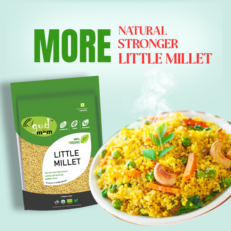 Little Millet | Moraiyo Millet | Organic | Rich In Magnesium & Vitamins | 500 g