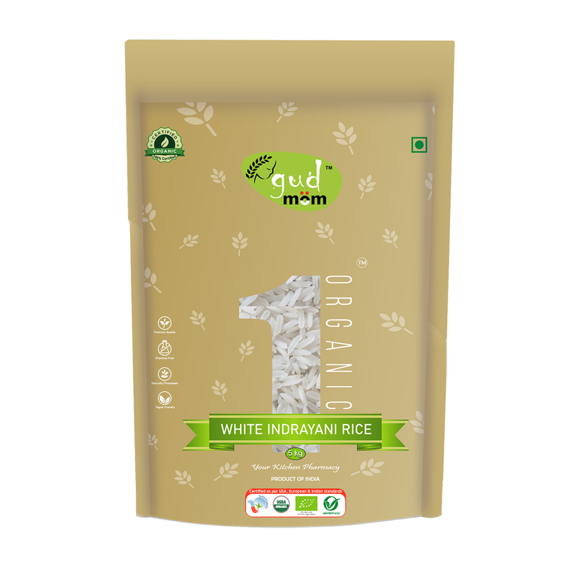 White Indrayani Rice | Organic | 5 Kg