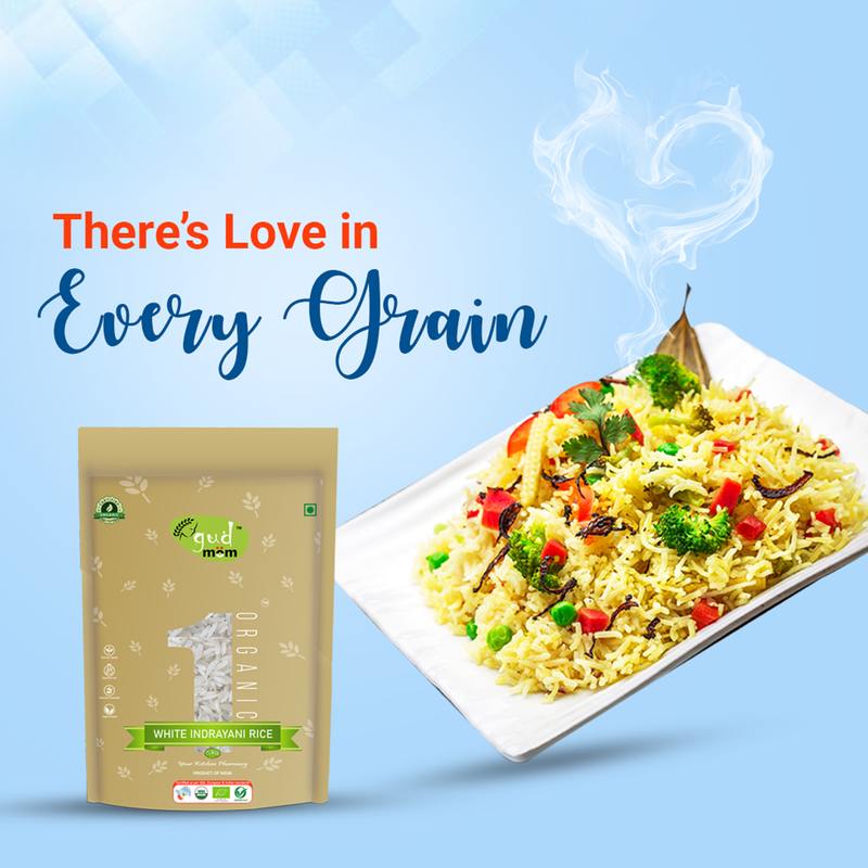 White Indrayani Rice | Organic | 5 Kg