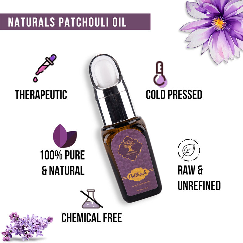 Patchouli Essential Oil | Perfect for Aromatherapy | 10 ml | Pack of 2