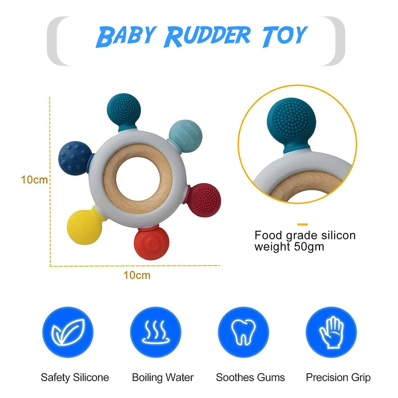 Wooden Baby Teether | Bpa Free