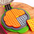 Wooden Toys for Kids | Waffle Toy Cooking Set | Multicolour | Set of 7