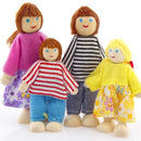 Wooden Toys For Kids | Pretend Play Doll Family Set | Set Of 6