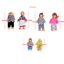 Wooden Toys For Kids | Pretend Play Doll Family Set | Set Of 6