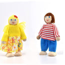 Wooden Toys For Kids | Pretend Play Doll Family Set | Set Of 6