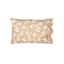 Cotton Pillow Covers | Floral Print | Beige