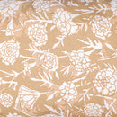 Cotton Pillow Covers | Floral Print | Beige