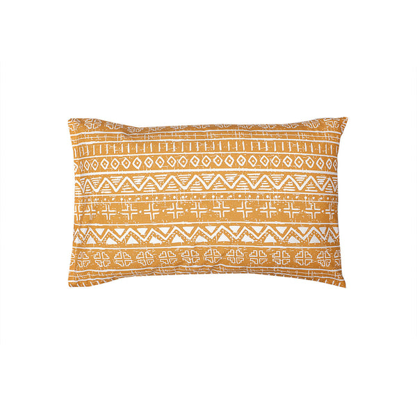 Cotton Pillow Covers | Abstract Print | Yellow