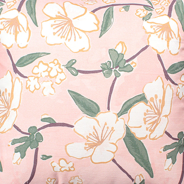 Cotton Table Mats | Floral Print | Light Pink | Set of 2