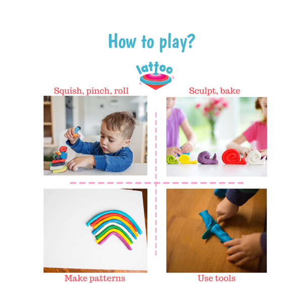 Dough Play Kit for Kids | Power Kit | Set of 18.