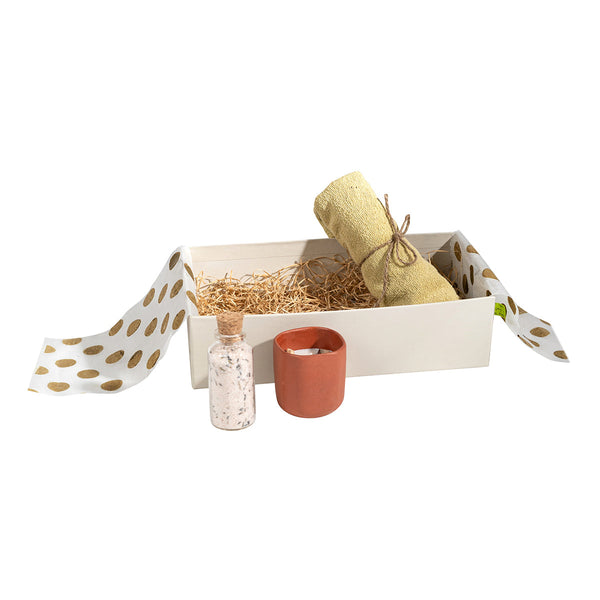 Festive Gift Hampers | Towel Sets | Scented Candle | Bath Salts | Set of 5.