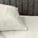 Hemp Bedsheet with Pillow Covers | King Size | White