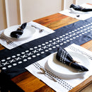 Hemp Table Napkins | Greyish Black