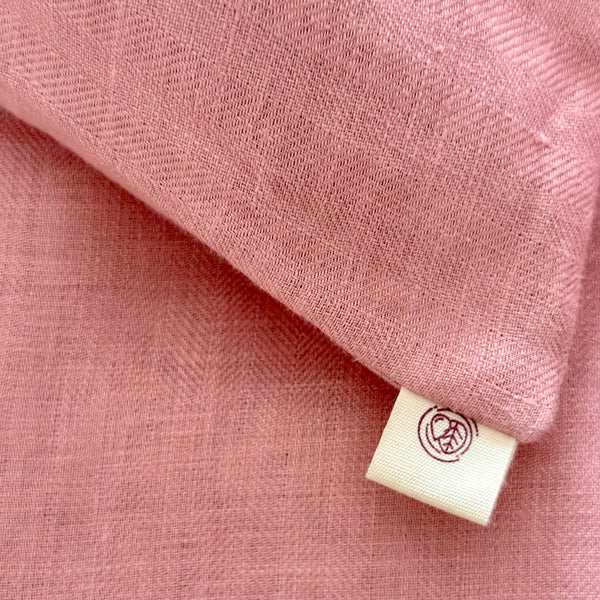 Hemp Bed Sheet Set | King Size | Pastel Pink