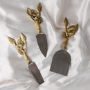 Brass Cheese Knife Set | Gold | 5.5 inches