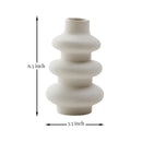 Ceramic Flower Vase | White | 6 cm