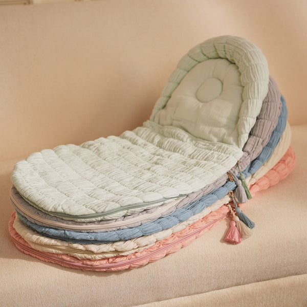 Organic Cotton Baby Sleeping Bag | Solid | Pink.