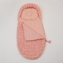 Organic Cotton Baby Sleeping Bag | Solid | Pink.