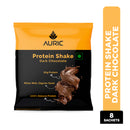 Auric Vegan Protein Powder | 21g Protein & 6g BCAA | Dark Chocolate 8 Sachets