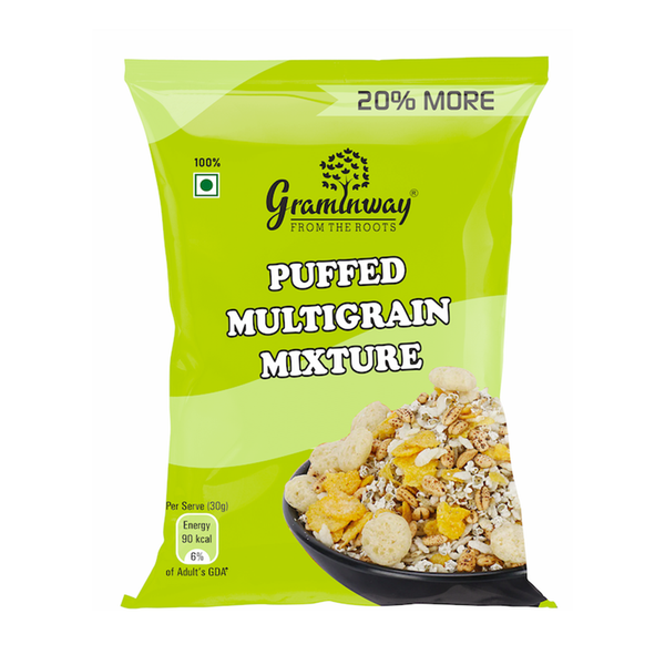 Natural Puffed Multigrain Mixture | Snacks | 80 g