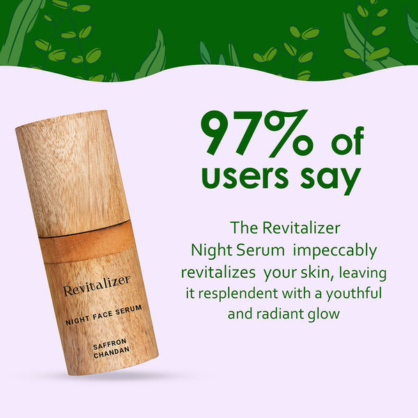 Night Face Serum | Saffron & Chandan | For Skin Nourishment | 30 ml