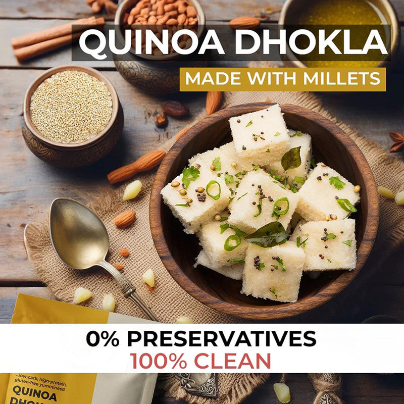 Quinoa Dhokla | Dry Premix | Millets, Seeds & Lentils | 800 g