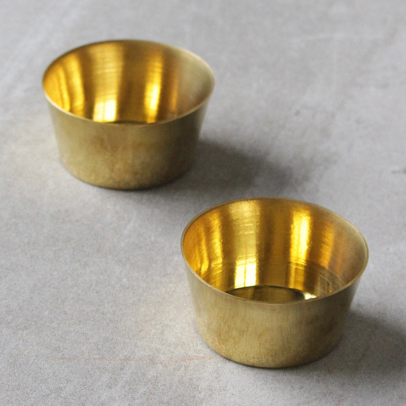 Brass Bowls | Gold | Set of 2.