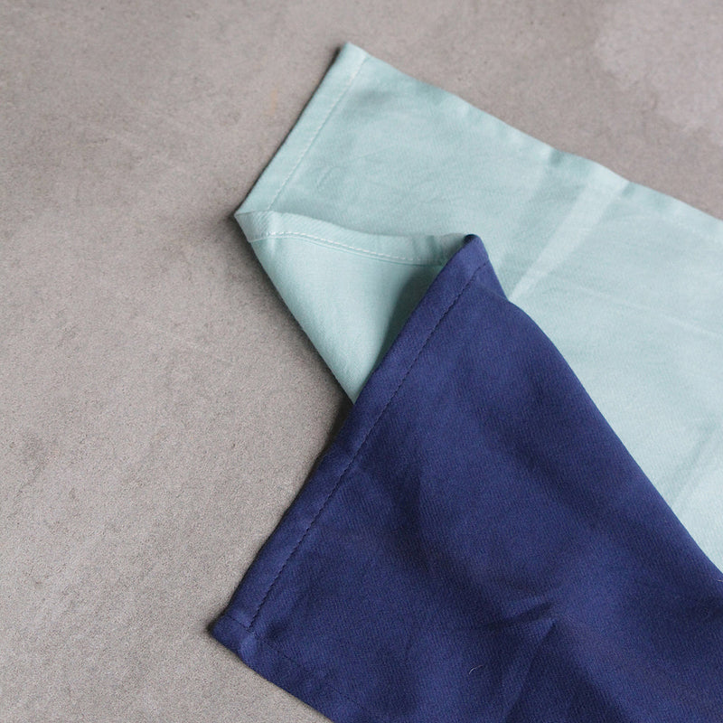 Cotton Table Napkins | Aqua Blue | Set of 6.