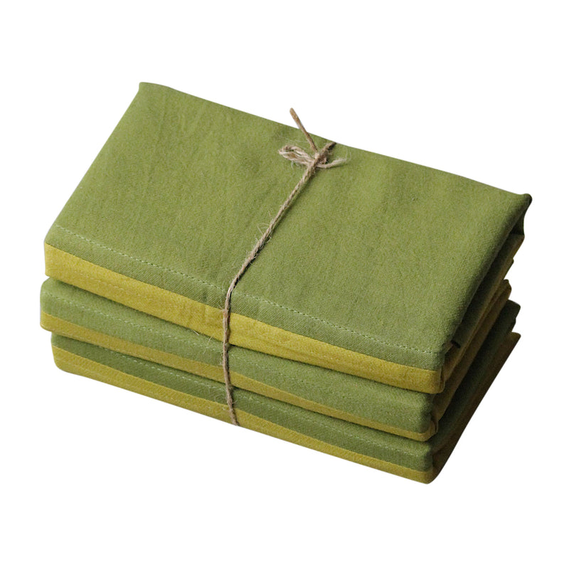 Cotton Table Napkins | Olive Green | Set of 6