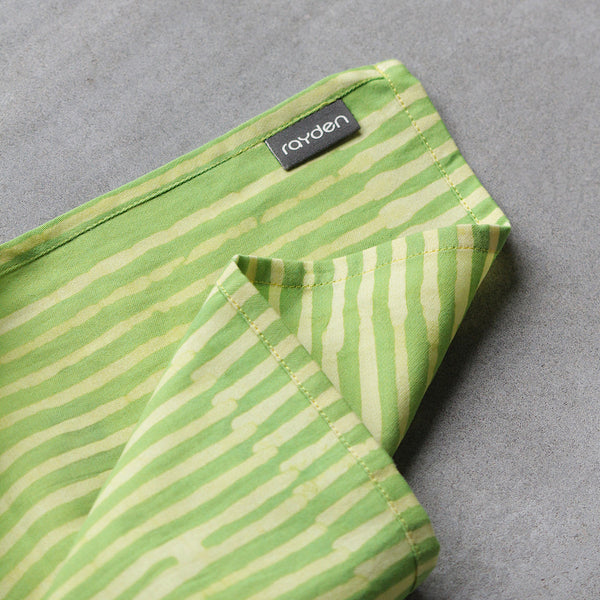 Cotton Table Napkins | Lime Green | Set of 6.