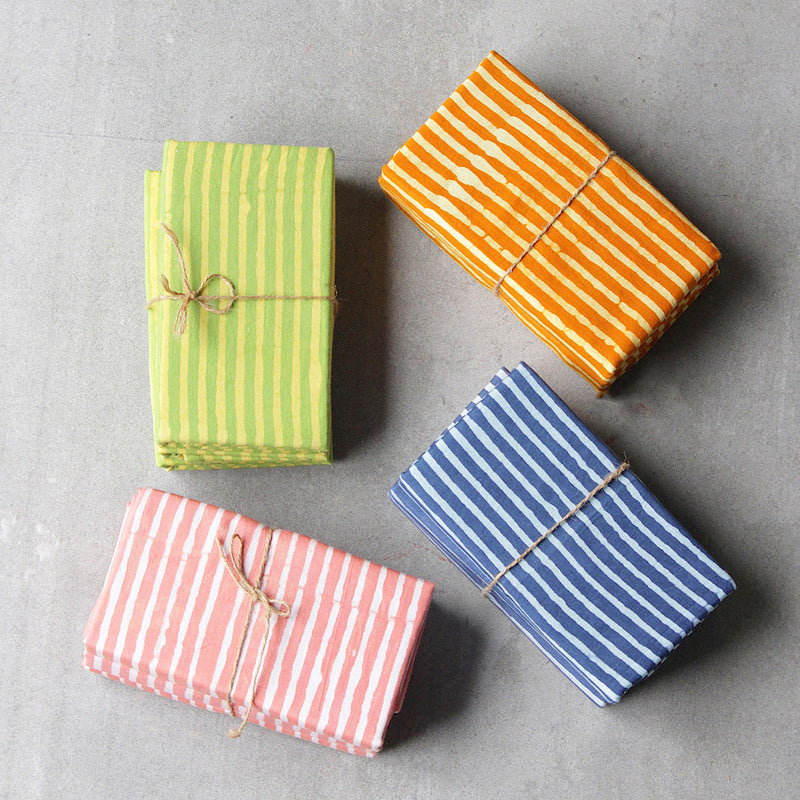 Cotton Table Napkins | Lime Green | Set of 6.