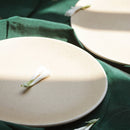 Ceramic Dinner Set | 2 Quarter Plates, 2 Bowls & 2 Dinner Napkins | 6 Pcs.